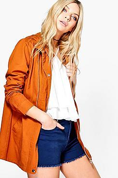 Boohoo Laila Festival Parka With Hood