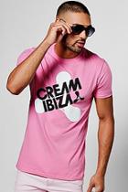 Boohoo Cream Ibiza T Shirt