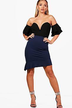 Boohoo Frill Detail Skirt