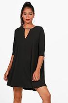 Boohoo Katie Keyhole Shift Dress