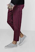 Boohoo Woven Jogger Style Chino With Piping