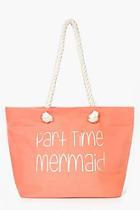 Boohoo Sadie Part Time Mermaid Beach Bag