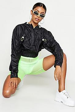 Boohoo Neon Detail Windbreaker