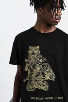 Boohoo Oversized Big Cat Tonal Print T-shirt