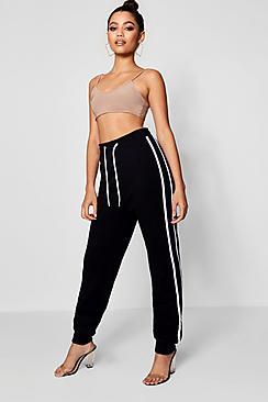 Boohoo May Contrast Side Stripe Sweat Joggers