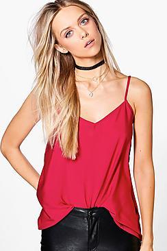 Boohoo Melissa Solid Woven Cami