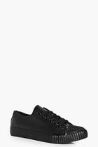 Boohoo Gracie Lace Up Trainers