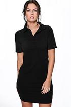 Boohoo Carinna Polo Shirt Dress