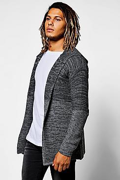 Boohoo Ombre Hooded Cardigan