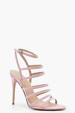 Boohoo Gracie Multi Strap Gladiator Heels