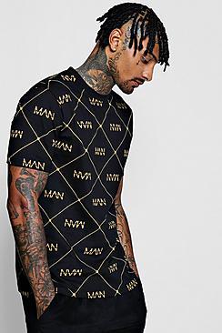 Boohoo Managram Crew T-shirt
