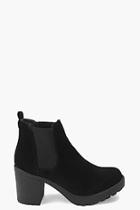 Boohoo Alice Cleated Pull On Chelsea Boot