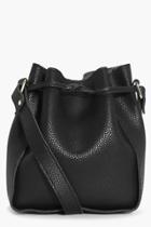 Boohoo Amelie Structured Duffle Bag Black