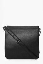 Boohoo Canvas And Pu Man Bag