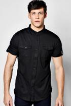 Boohoo Short Sleeve Jersey Shirt Black