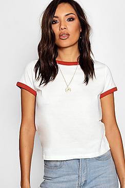 Boohoo Contrast Ringer T-shirt