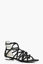 Boohoo Harriet Caged Gladiator Flat Sandal