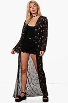 Boohoo Liz Maxi Floral Kimono