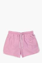 Boohoo Runner Swim Shorts Pink