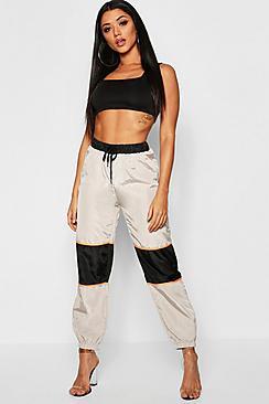 Boohoo Contrast Panel Cargo Pants
