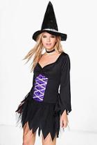 Boohoo Georgia Fancy Dress Witch Outfit