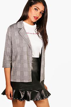 Boohoo Isla Check Blazer
