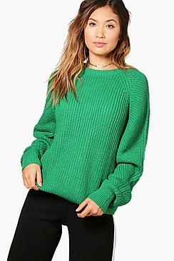 Boohoo Eliza Blouson Sleeve Jumper