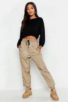 Boohoo Petite Basic Slouchy Off The Shoulder Sweat Top