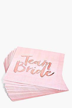 Boohoo Ginger Ray Team Bride Hen Napkins 16pck