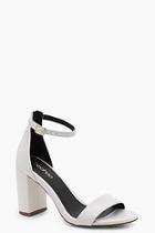 Boohoo Zoe 2 Part Block Heels