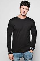 Boohoo Long Sleeve T-shirt With Sports Cuff