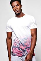 Boohoo Rose Faded Sublimation T Shirt
