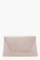 Boohoo Molly Suedette Envelope Clutch