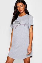 Boohoo Kiki Do You Love Me? Sleep Tee