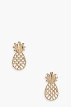 Boohoo Laura Pineapple Stud Earrings