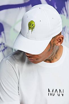 Boohoo Quavo Face Embroidered Cap
