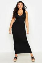 Boohoo Plus V Front Maxi Dress