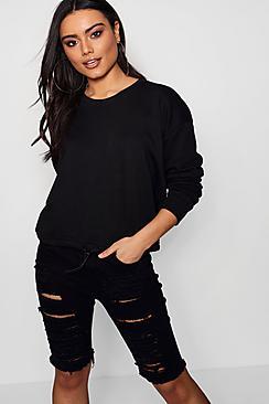 Boohoo Lucy Drawstring Hem Sweat