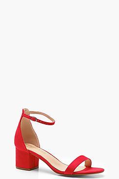 Boohoo Olivia Basic Block Heel 2 Parts