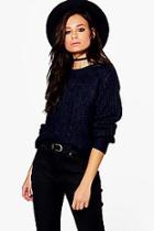 Boohoo Charlotte Chunky Cable Jumper