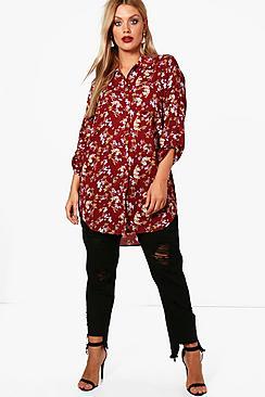 Boohoo Plus Lucie Oversized Shirt
