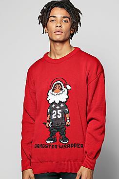 Boohoo 'gangsta' Xmas Jumper