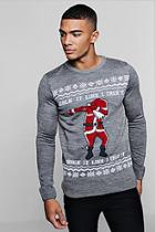 Boohoo Walk It Like I Talk It Christmas Jumper