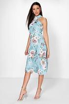 Boohoo Lalita Cross Strap Culottes Jumpsuit