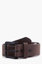 Boohoo Classic Belt With Matte Finish
