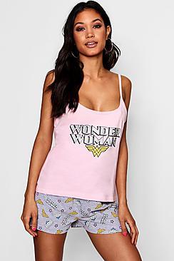 Boohoo Kara Wonder Woman Cami Set