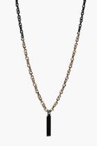 Boohoo Bar Half And Half Pendant