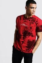 Boohoo Tie Dye Man Signature T-shirt