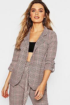 Boohoo Checked Blazer