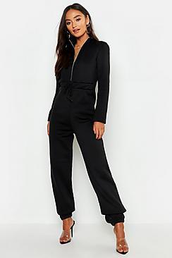 Boohoo Petite Lounge Jumpsuit
